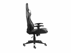 vidaxl Silla gaming giratoria PVC Blanco Best