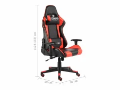 vidaxl Silla Gaming|Silla gaming giratoria PVC