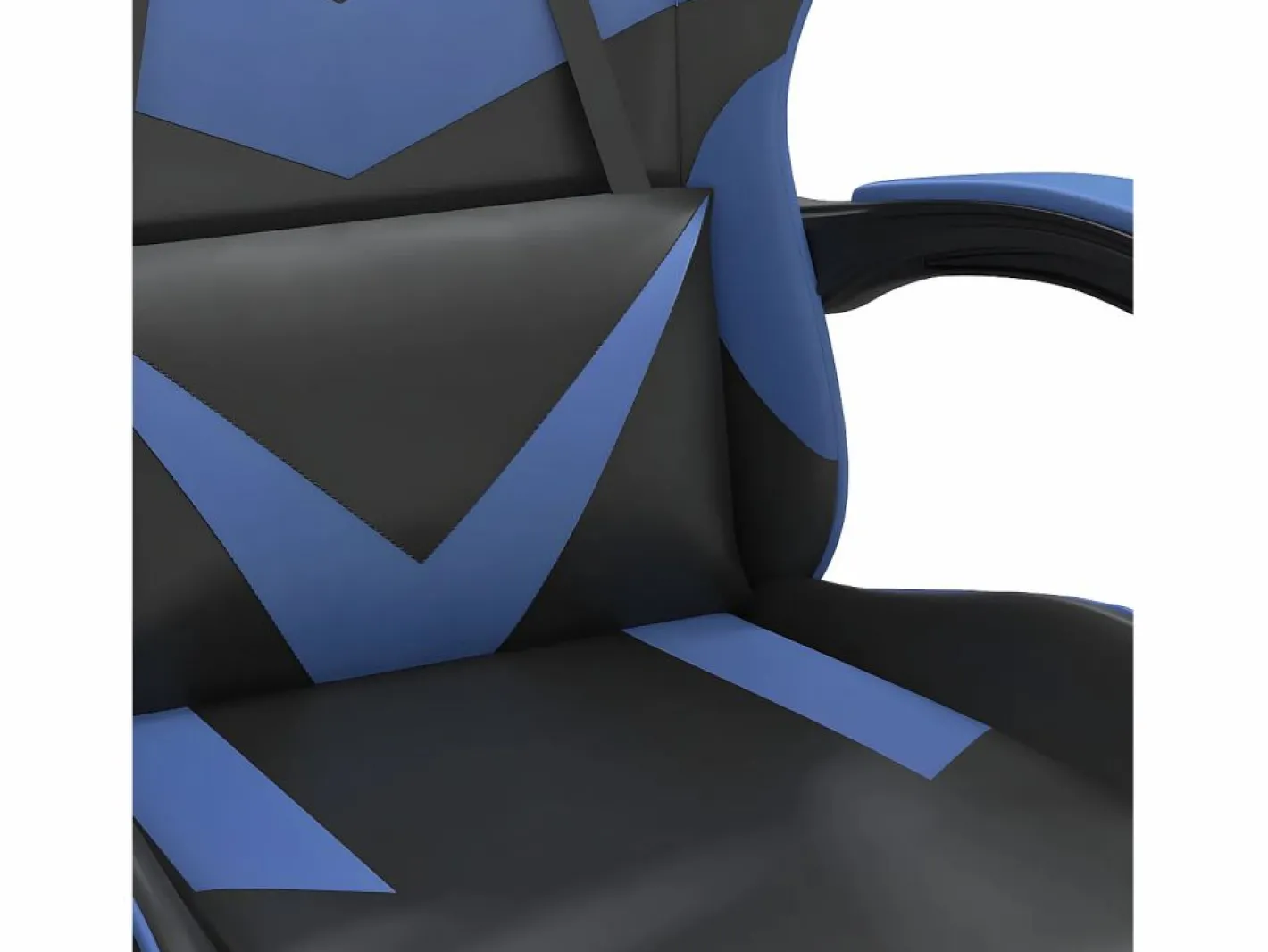 Clicnbuy Silla Gaming|Silla gaming giratoria y reposapiés cuero sintético negro