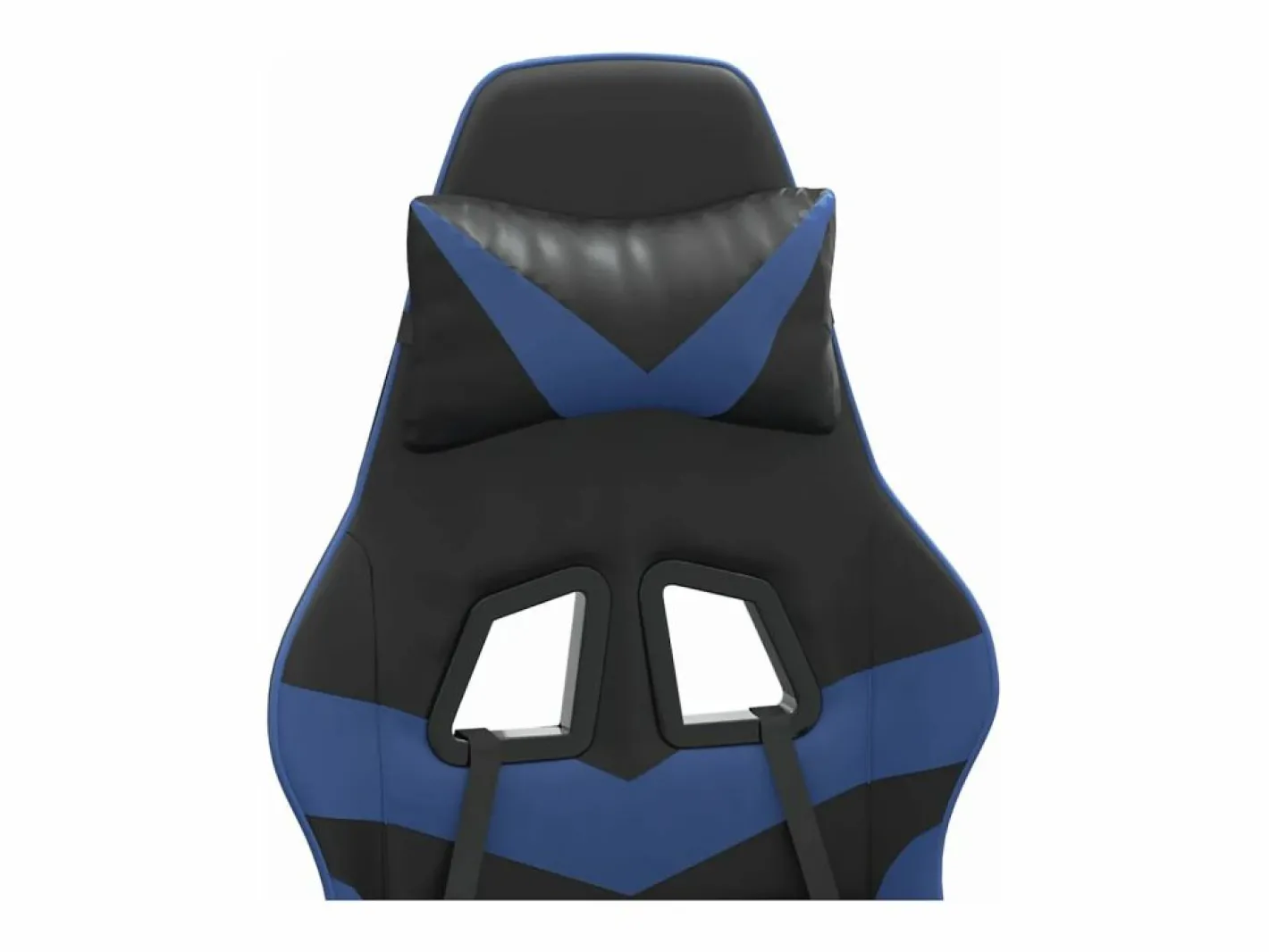 Clicnbuy Silla Gaming|Silla gaming giratoria y reposapiés cuero sintético negro