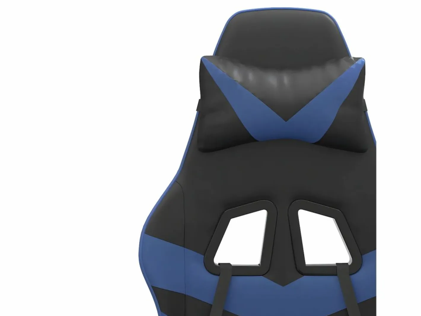 Clicnbuy Silla Gaming|Silla gaming giratoria y reposapiés cuero sintético negro