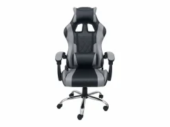 Silla Gaming|Silla gaming Legend cojín lumbar y reposacabezas y gris 120x63x66 cm