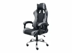 Silla Gaming|Silla gaming Legend cojín lumbar y reposacabezas y gris 120x63x66 cm