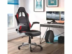 Silla gaming Mugello con brazos abatibles y negro 115x70x69 cm^ Clearance