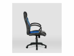 Silla gaming Olimpia tapizada en piel sintética negro/, 118/127cm(alto) 64.5cm(ancho)^ Sale
