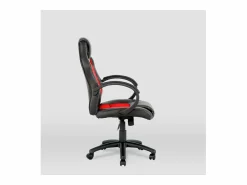 Silla Gaming|Silla gaming Olimpia tapizada en piel sintética negro/, 118/127cm(alto) 64.5cm(ancho)