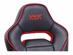 Basic Silla Gaming|Silla Gaming XTR Junior giratoria símil piel /rojo 98-108x60x60 cm Adec