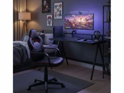 Basic Silla Gaming|Silla Gaming XTR Junior giratoria símil piel /rojo 98-108x60x60 cm Adec