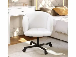 Merax Silla De Escritorio|Silla giratoria/de oficina/de ordenador - 66 x 64 x 87 cm - Giratoria 360° - Terciopelo -