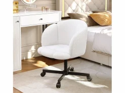 Merax Silla De Escritorio|Silla giratoria/de oficina/de ordenador - 66 x 64 x 87 cm - Giratoria 360° - Terciopelo -