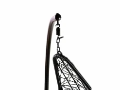 Saldosystocks Silla Mecedora Colgante XN. Muebles de Jardin o Terraza Negro Outlet