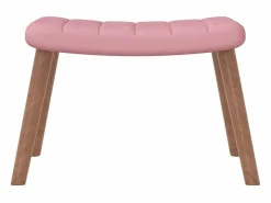 Silla mecedora con reposapiés terciopelo^vidaxl Online