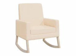 vidaxl Sillón Balancín|Silla mecedora de tela