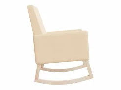 vidaxl Sillón Balancín|Silla mecedora de tela