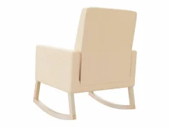 vidaxl Sillón Balancín|Silla mecedora de tela