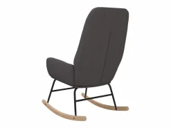 vidaxl Sillón Balancín|Silla mecedora de tela claro