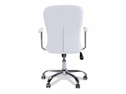 Silla oficina escritorio blanca polipiel^ Hot