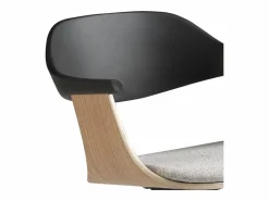 Angel Cerda Silla oficina giratoria tela claro y pvc negro 4130 Gris Sale