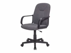 Silla Oficina Antracita con Ruedas, Reposabrazos y Regulable 57x103x46 cm^ New