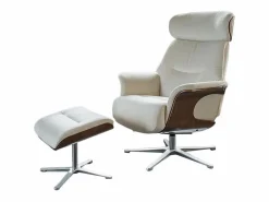 Kawola Sillón Escandinavo|Sillón - blanco terciopelo - TOSAR