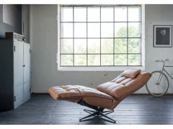 Kawola Sillón - marrón piel - MIKO Marru00f3n Clearance