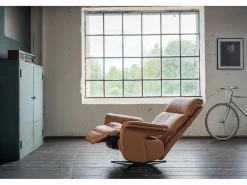 Kawola Sillón - marrón piel - NAMA Marru00f3n Outlet