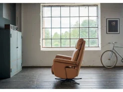 Kawola Sillón - marrón piel - NAMA Marru00f3n Outlet