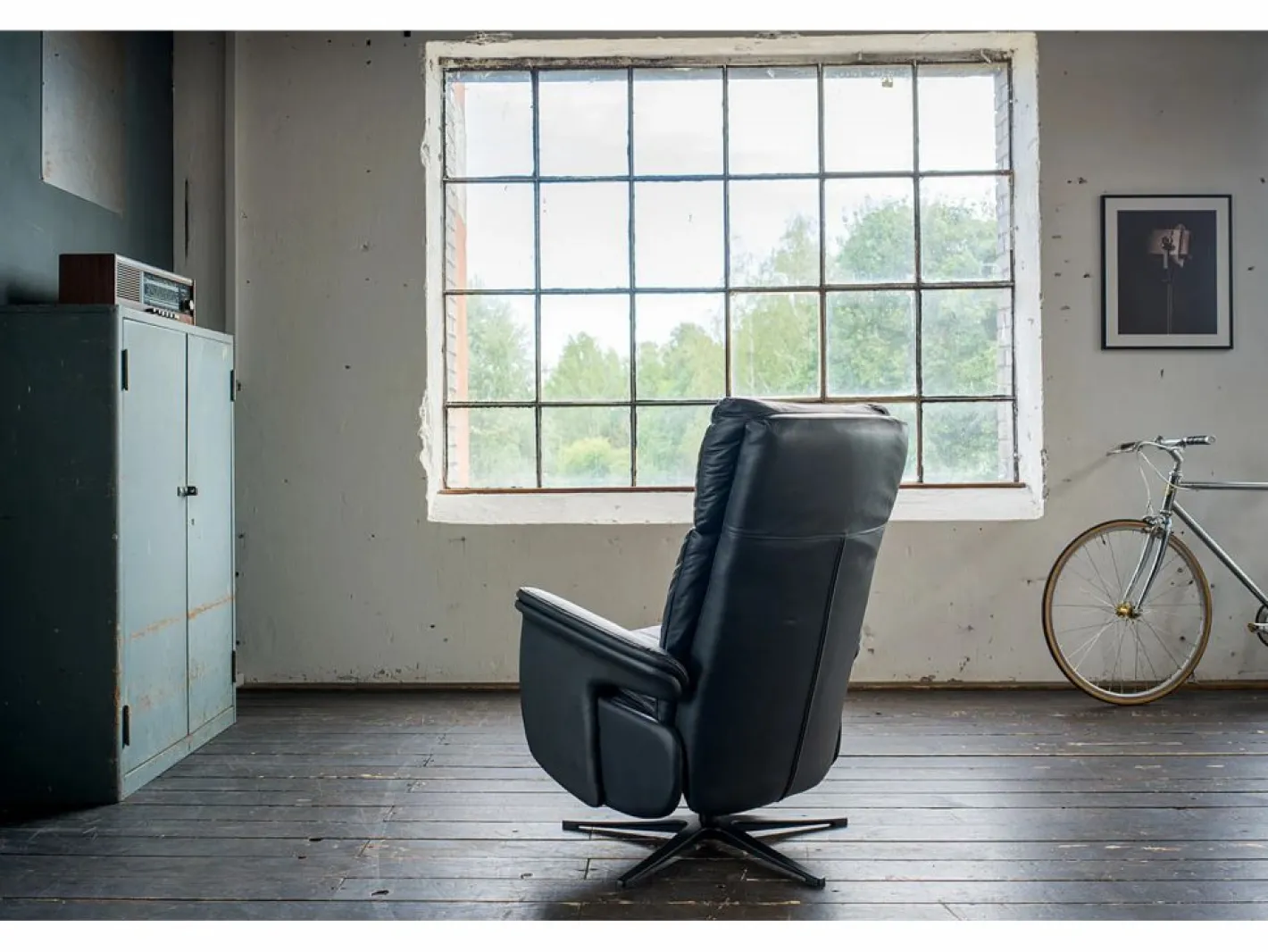 Kawola Sillón - piel - NAMA Negro Sale