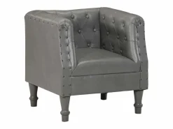 Sillón | Silla de cuero auténtico SHL3458^ Best