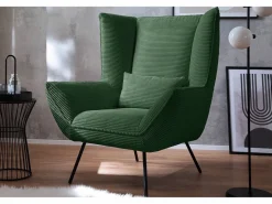 Kawola Sillón - Pana - IVA Verde esmeralda New