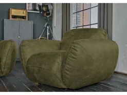 Kawola Sillón - piel - DAVITO Verde Clearance