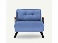 Menzzo Sillón Altadena 109, , 78x60x78cm, Tapiz, Patas: Metal Azul Outlet