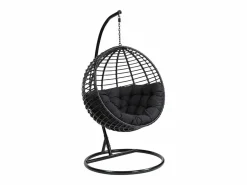 MYLIA Sillón Colgante|Sillón balancín resina trenzada tipo ratán - BONTOC