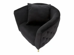 Sillón Bucarest 76x74x71 cm Negro Discount