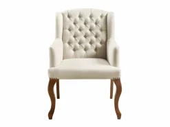 Vente-unique Sillón|Sillón butaca tapizado de tela en color PARUNA