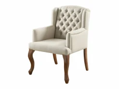 Vente-unique Sillón|Sillón butaca tapizado de tela en color PARUNA