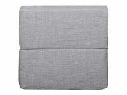 Miliboo Sillón cama de 1 plaza de tela VICTOR Gris claro Best