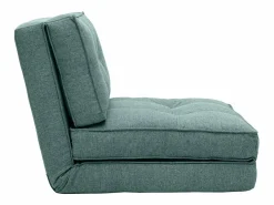 Miliboo Sillón Cama|Sillón cama de 1 plaza de tela verde celadón SALLY