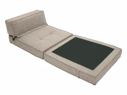 Miliboo Sillón Cama|Sillón cama de 1 plaza de tela color KATY