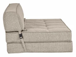 Sillón cama de 2 plazas de tela color topo KATY^Miliboo Outlet