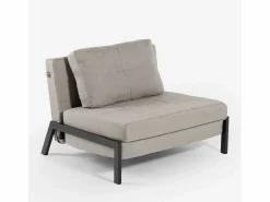 Modus Sofa Sillón cama de tela plegable para salón o despacho Selene - Gris Discount