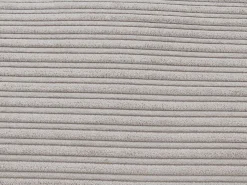 Vente-unique Sillón cama de terciopelo de canalé PALULA Gris claro Online
