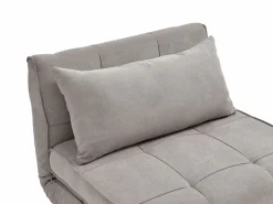 Vente-unique Sillón Escandinavo|Sillón Cama|Sillón cama en tela y patas de madera CHILA