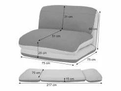 Sillón cama -E68,^MCW New
