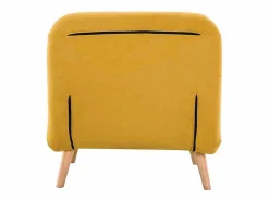 Miliboo Sillón cama nórdico de tela mostaza AMIKO Amarillo Online
