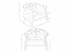 Angel Cerda Sillón De Piel|Sillón Chester piel 5132