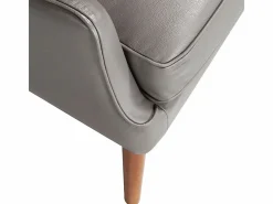 Angel Cerda Sillón De Piel|Sillón Chester piel gris oscuro 5085