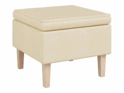 vidaxl Sillón Balancín|Sillón con patas mecedoras y taburete de tela color