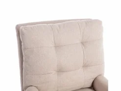 KOMHTOM Sillón Cama|Sillón con reposapiés, respaldo ajustable en cinco posiciones, función reclinable,