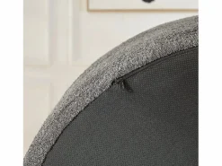 Hauss Spole Sillón Estilo Cabriolet|Sillón con soporte lumbar y reposacabezas, tapizado en tela de chenilla .